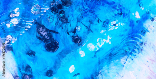 A Creative Combination of Dirty Parchment and Liquid Art