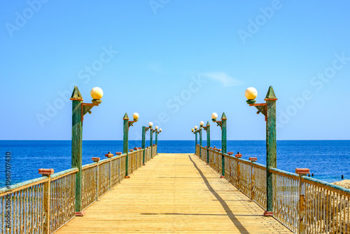 pier in the sea