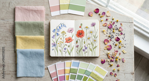 Spring Botanical Mood Board
