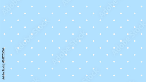 Soft blue polka dot background with small white dots seamless minimal pattern aesthetic calm
