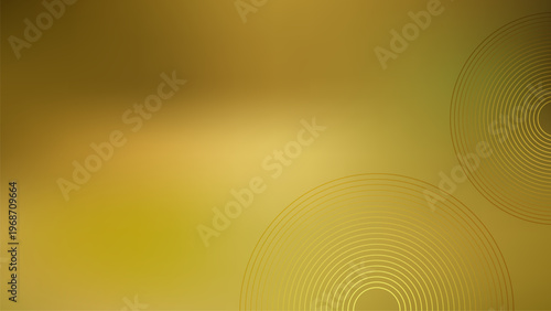 Yellow abstract gradient background with smooth soft blur and subtle modern circular texture
