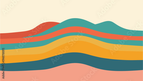 abstract colorful wave background