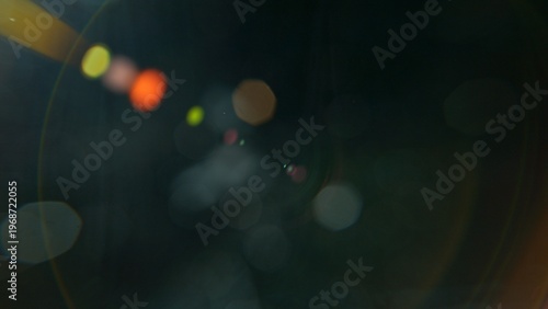 Real Lens Flare Reflections for Overlay or Transition
