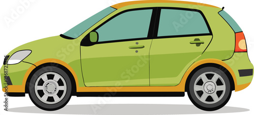 Exotic Sports Car Vector Illustration - High-Performance Supercar Line Art Set