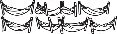 A collection of chairs with unique and modern designs Vector