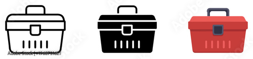 toolbox icon vector illustration