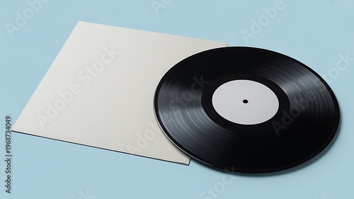 Vinyl record, black vinyl, record sleeve, music, audio, disc, 33 rpm
