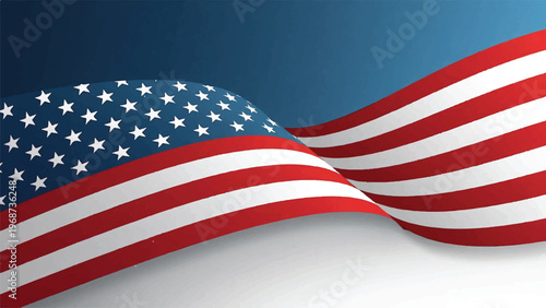 American flag, USA flag, waving flag, patriotic symbol, national emblem