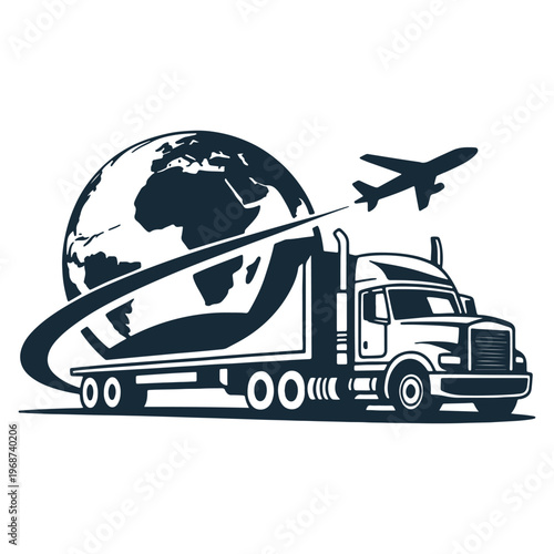 Global logistics and transportation through trucking and air freight services