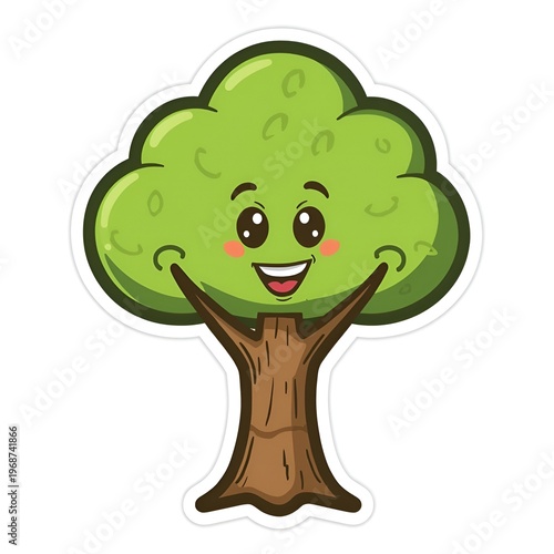 funny cartoon tree