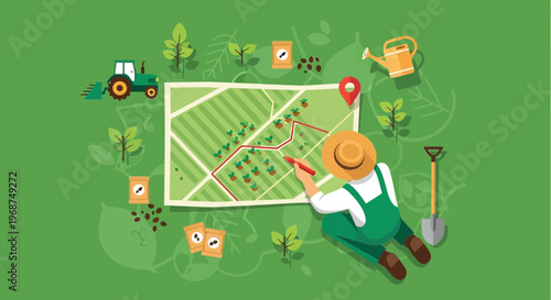 Smart Farming Agricultural Planning With Modern Technology And Tools