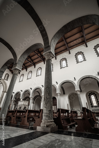 Teano, Italy. The Cathedral of San Clemente. 0326V.2