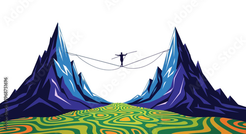 The Art Of Balancing Act Between Two Peaks