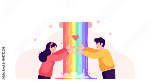 Together We Create A Rainbow Of Love