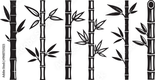 Black and white line art illustration of various architectural columns and capitals Vector