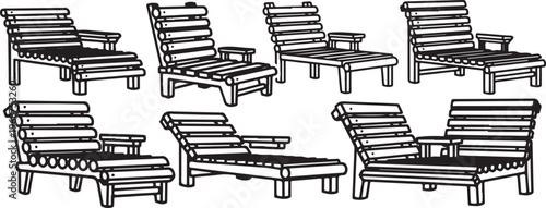Illustration of various types of mechanical fasteners and assembly tools Vector
