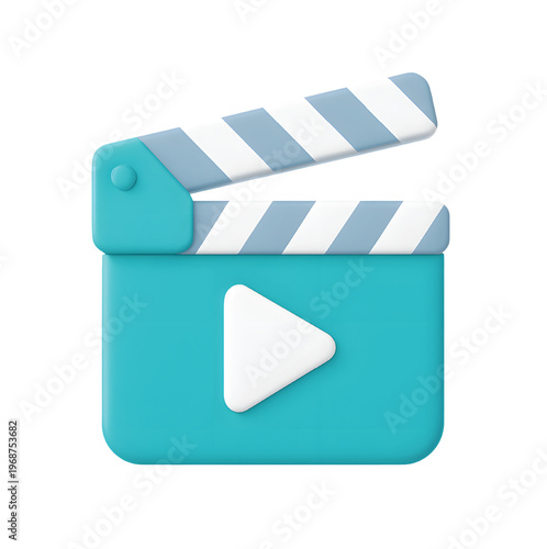 movie clapper board vector illustration