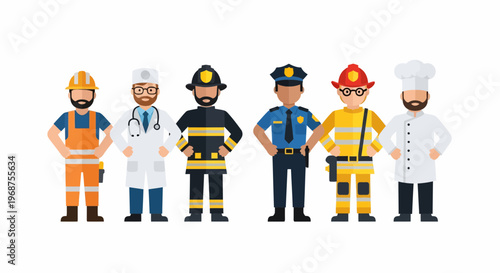 Workers in various professions celebrate Labor Day with pride and unity