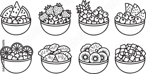 Detailed diagrams of fungal spore formation and structure Vector