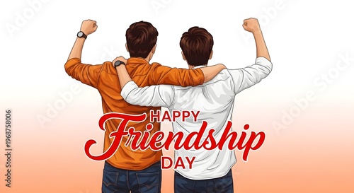 Celebrating friendship day two friends enjoying a moment of togetherness