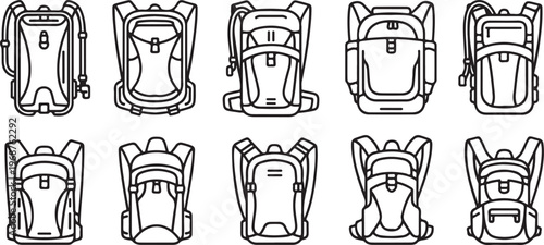 Cartoon representations of a person experiencing different emotions Vector