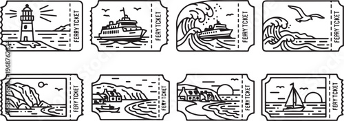 Diagrams showing the process of weaving fabric on a loom Vector