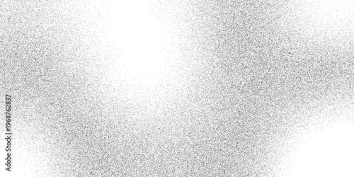 Gritty distressed speckles and particles overlay for poster, banner. Abstract grit wallpaper. Retro spray grit and charcoal ink form abstract dot work design. Grain noise vector dust dots grunge