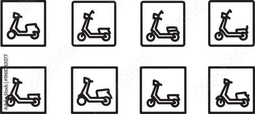 A cyclist navigating through a series of challenging obstacles Vector