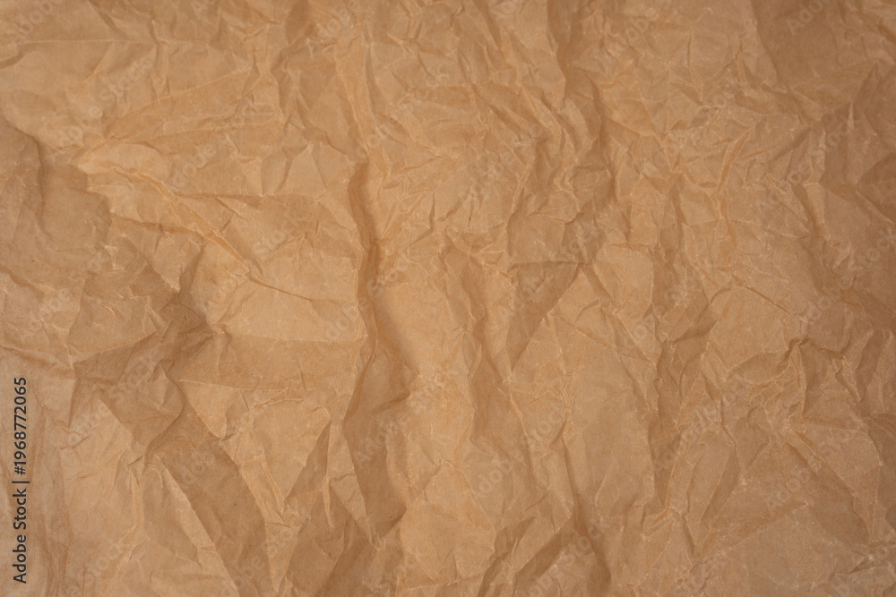 Obraz premium Crumpled paper as background. Top view.