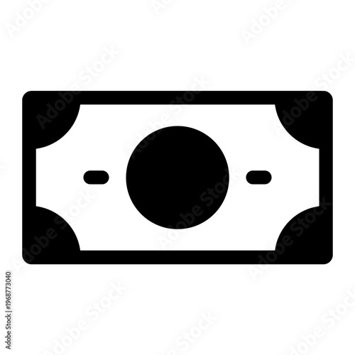 紙幣のアイコン（現金・資金）