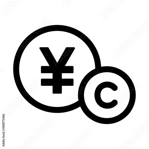 円マークとコインのアイコン