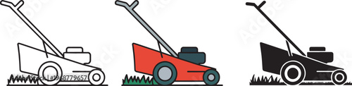 awesome lawn mower icon