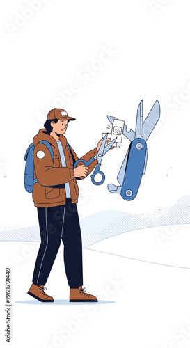 Versatile Outdoor Tool Ready For Any Adventure And Preparedness