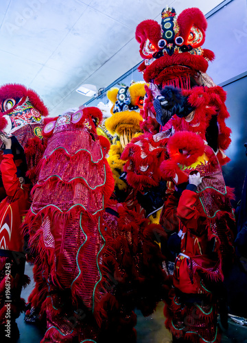 festivité du nouvel an chinois dans le quartier asiatique de Paris en France