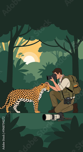 Wildlife Photographer Captures Majestic Jaguar Encounter In Lush Jungle Setting