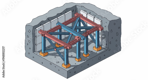 Innovative Structural Support System for Excavations.