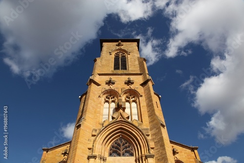 The church of Theizé in Beaujolais, France