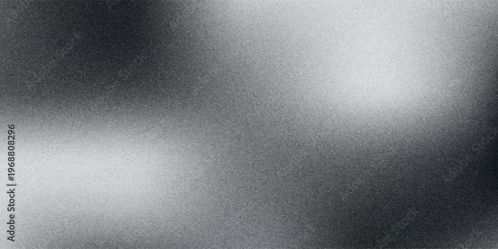 Obraz premium Gray gradient grain texture background gray black white monochrome smooth grainy backdrop design copy space vector illustration eps 10
