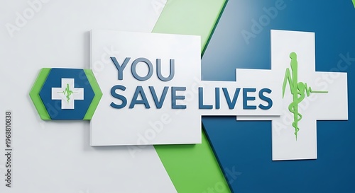 A dynamic and inspiring Medical Staff Appreciation Design celebrating the unwavering commitment and invaluable contributions of healthcare heroes