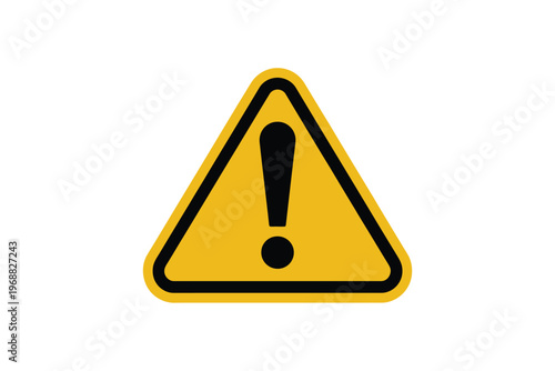 Vibrant Yellow and Black Minimalist Triangle Design