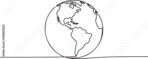 Photos Earth with latin america map