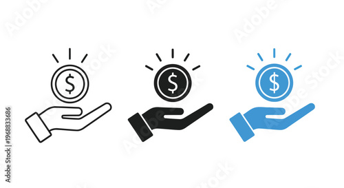 Evolution of financial growth and digital transformation in monetary exchange Vector