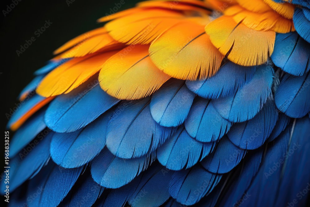 Fototapeta premium Delicate Feather with Intricate Natural Textures