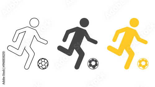 football players silhouettes