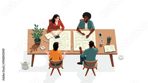 A serene still life of a gray teapot on a white background, evoking a sense of calmness and simplicity.