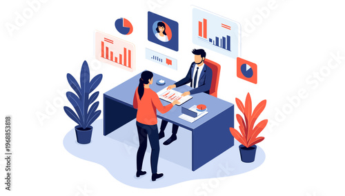 A stylized illustration of a blue plant in a pot, evoking a sense of calmness and serenity, perfect for use in design projects or as a decorative elem