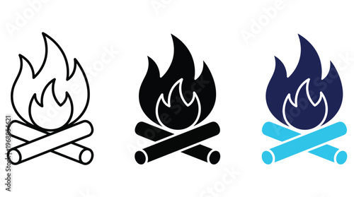 Gas stove burner icon. Kitchen cooking surface symbol. Flame, heat and energy sign. Cooking, hot and appliance concept representing gas burner and ignition.
