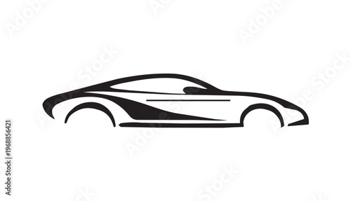 Silhueta de carro para logomarca
