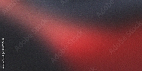 Foto Vibrant abstract grainy texture background with dark gray and fiery red gradient colors creating a dynamic, blurry light leak effect