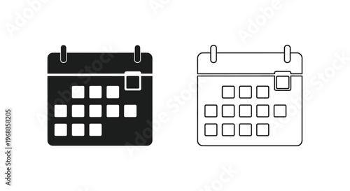 Planner Calendar Designs: Modern Weekly Organizers for Productivity Vector